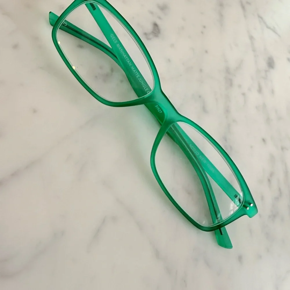 Scojo New York Gels Manhattan Reading Glasses Matt Jungle Green +2.75